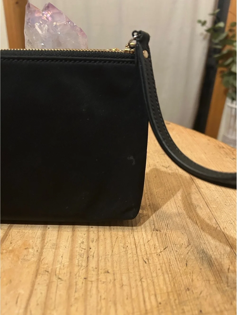Kate Spade Black Nylon Wristlet